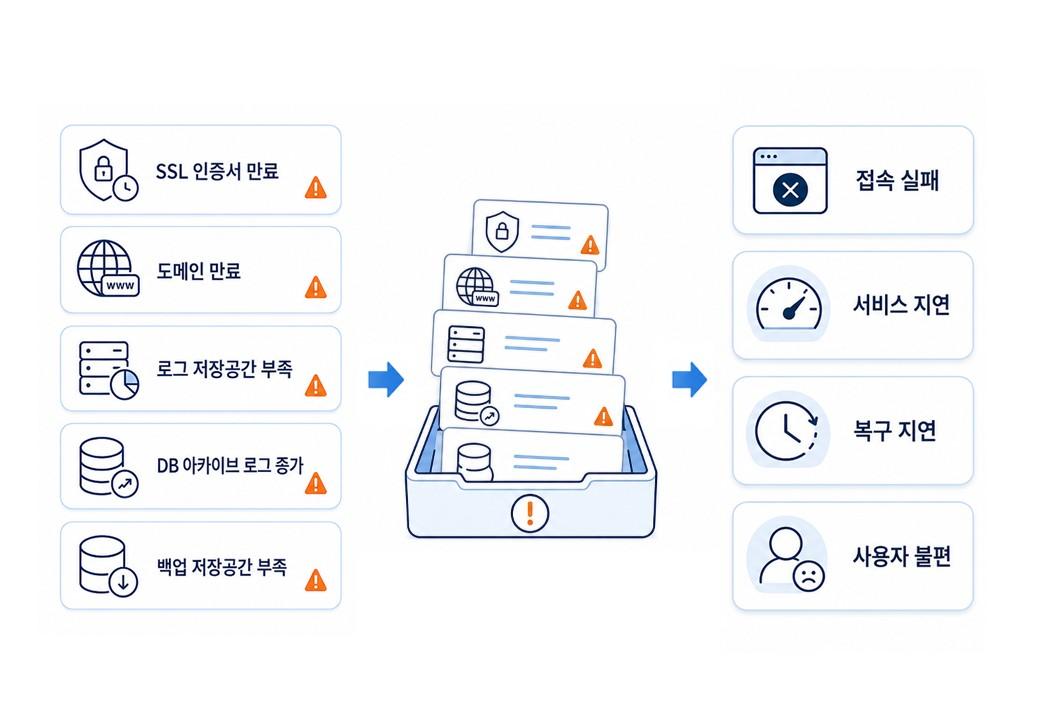 일상점검에서 정상 여부보다 변화 흐름을 확인하는 과정 이미지